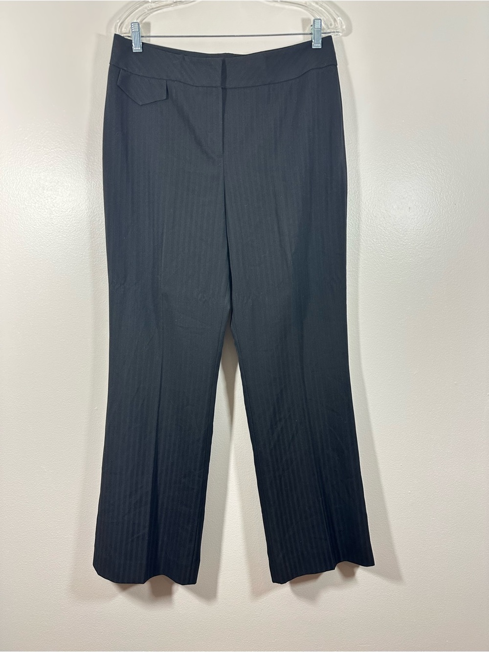 NWT Alex Marie Black Mariah Regular Fit Pants Size 12 Womens Relaxed Leg Stretch